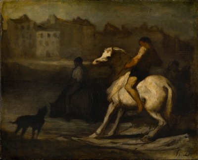 De Waterplaats, 1828-1879 door Honoré Daumier
