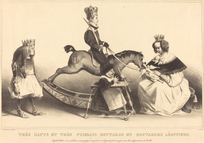 Zeer hoge en zeer machtige mosterdzaadjes en mosterdzaadjes legitiem door Honoré Daumier