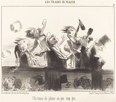 Een iets te vrolijke plezierreis door Honoré Daumier