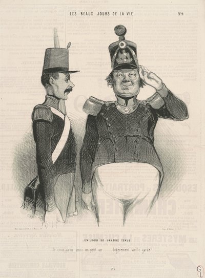 Een dag van grote pracht door Honoré Daumier
