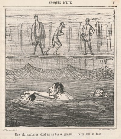 Een grap die nooit verveelt... door Honoré Daumier