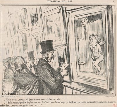 Kom dan ..., mijn vriend, ik kan niet vinden ... door Honoré Daumier
