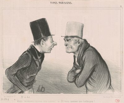 U redeneert als een stok! door Honoré Daumier