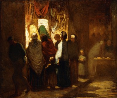 Etalages kijken door Honoré Daumier
