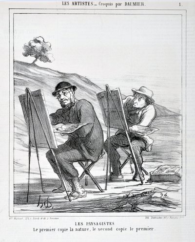 Serie LES ARTISTS Les paysagistes: 