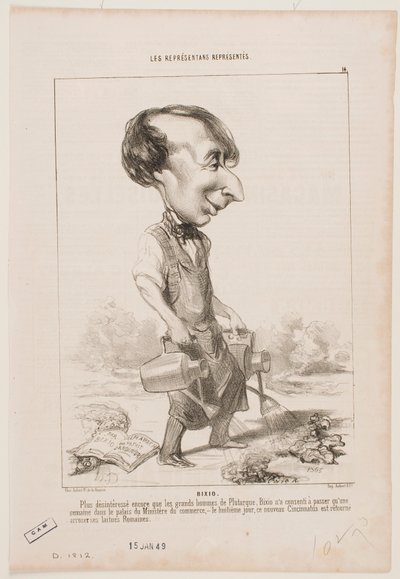 Bixio door Honoré Daumier