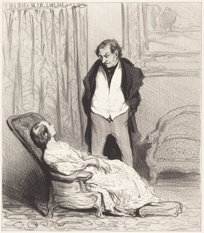 Wortel van de schatkist door Honoré Daumier