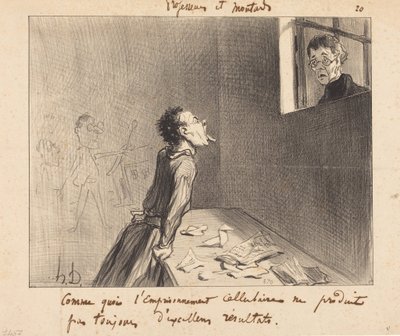 Hoe eenzame opsluiting... door Honoré Daumier