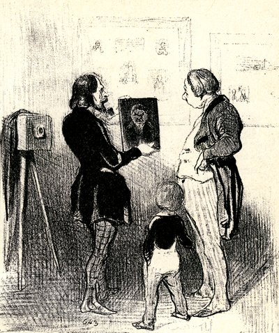 Daguerreotypie door Honore Daumier