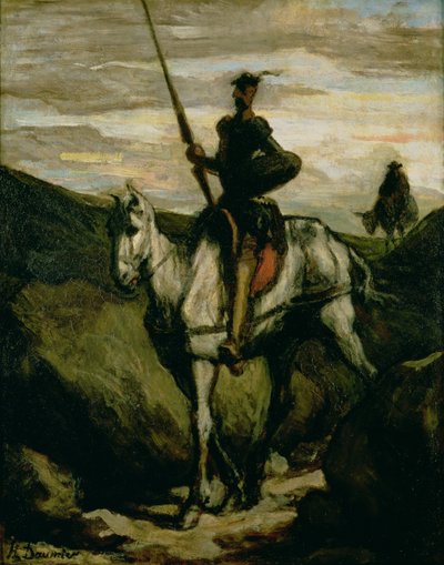 Don Quichot door Honoré Daumier