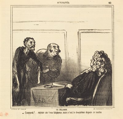 In Ierland door Honoré Daumier