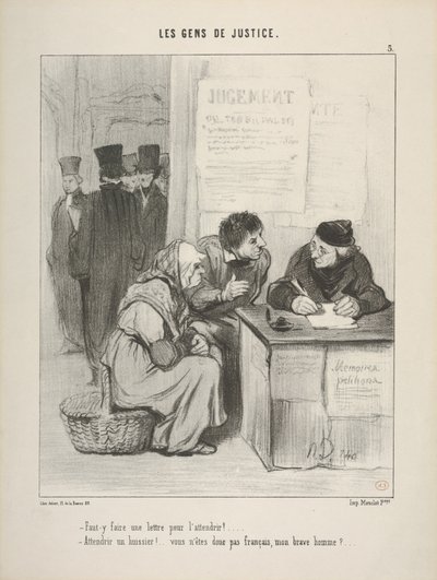  door Honoré Daumier