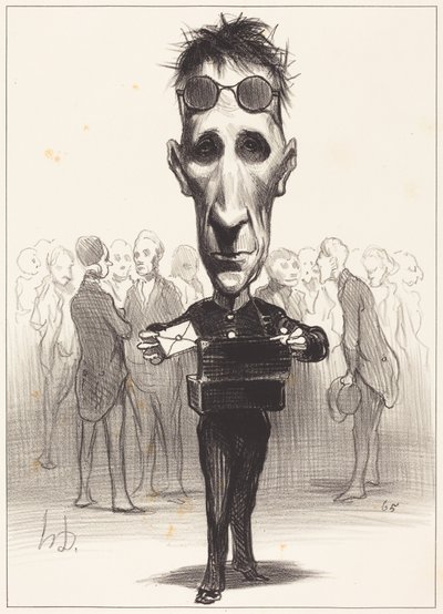 Félix Saint-Priest door Honoré Daumier