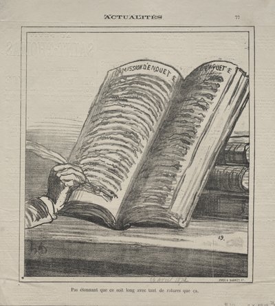 Actualiteiten (Nr. 77): Wees niet verbaasd dat het lang is en met veel correcties door Honoré Daumier