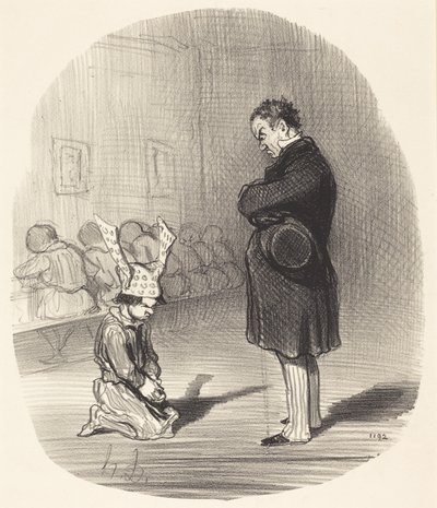 De gevolgen van een opstand door Honoré Daumier