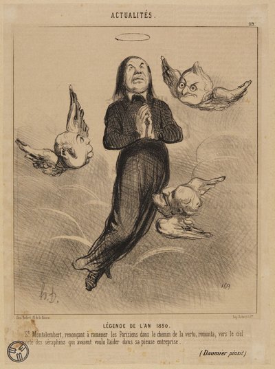 ‘Legende van het jaar 1850’ door Honoré Daumier