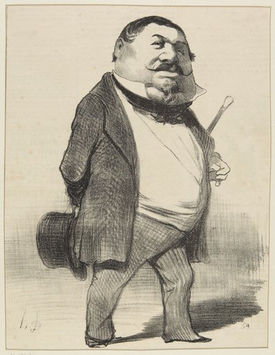 ‘Lucien Murat’ door Honoré Daumier