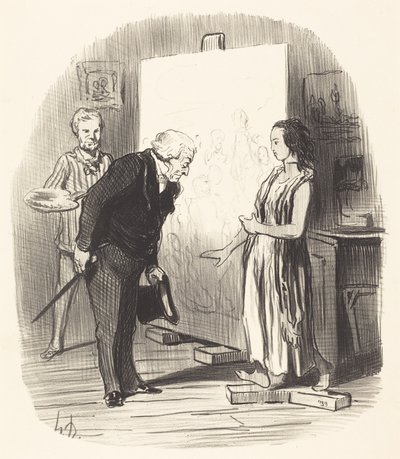 Mevrouw, ik heb de eer! door Honoré Daumier