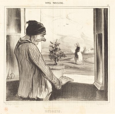 Spijt door Honoré Daumier