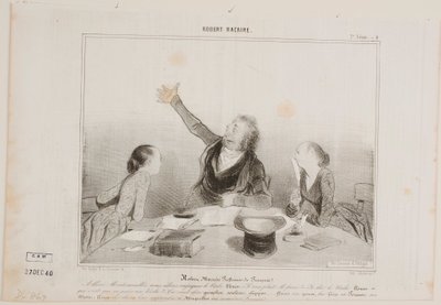 Robert Macaire, professor Frans door Honoré Daumier