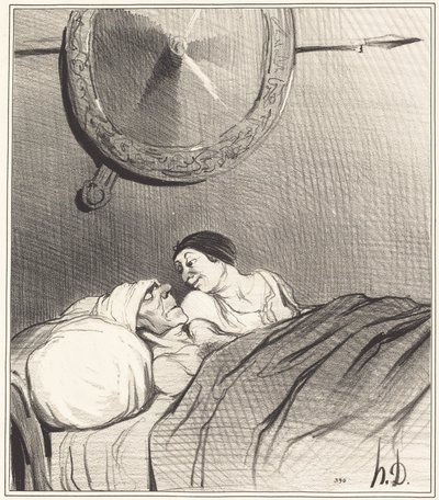 Ulysse et Pénélope door Honoré Daumier