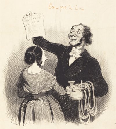 Un Grand Homme de Plus door Honoré Daumier