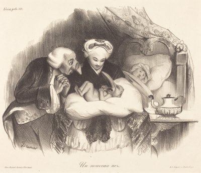 Een nieuwe neus door Honoré Daumier