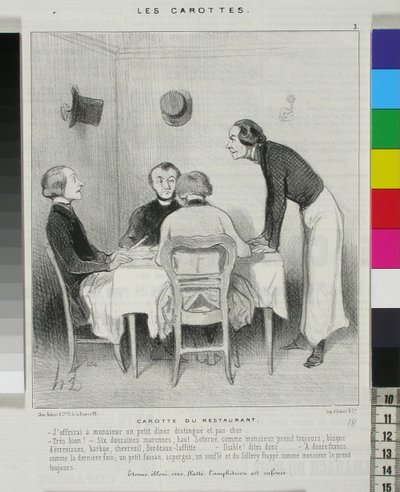 Zonder titel door Honoré Daumier