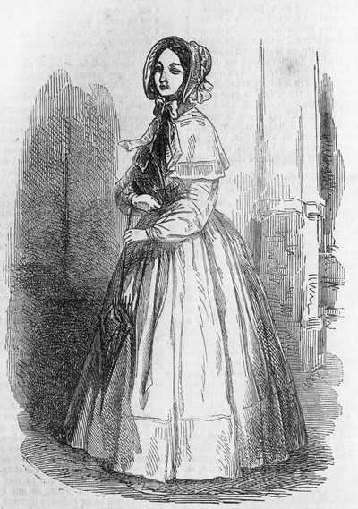 Julie Mercadet, illustratie uit Goede Zakenman (Le Faiseur) door Honore de Balzac (1799-1850), Franse editie door Honore de Balzac