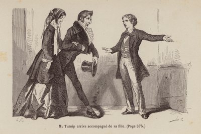 Illustratie voor Un Bon Petit Diable (gravure) door Horace (after) Castelli