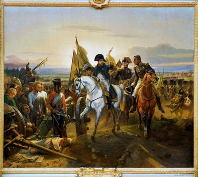 Slag bij Friedland gewonnen door keizer Napoleon I op 14 juni 1807 ... door Horace (after) Vernet