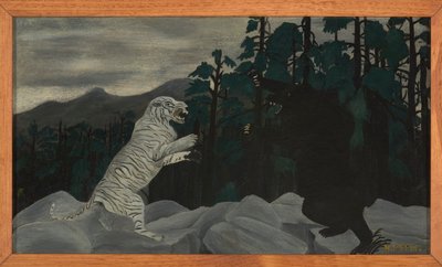 De Blauwe Tijger door Horace Pippin