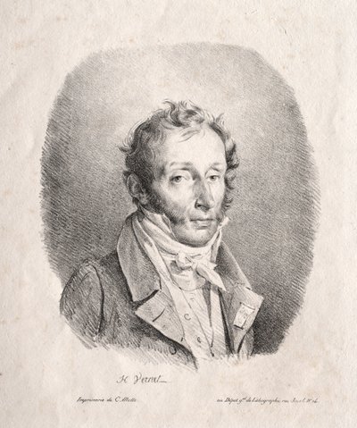 Carle Vernet door Emile Jean Horace Vernet