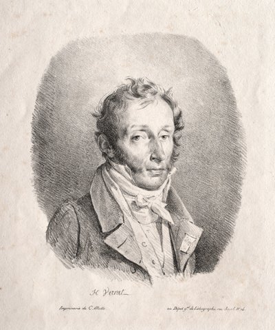 Carle Vernet, 1817 door Emile Jean Horace Vernet