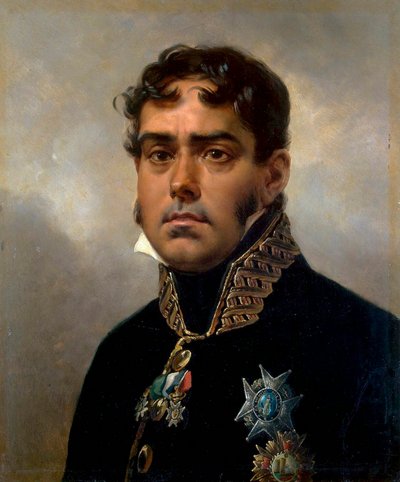 Portret van generaal Pablo Morillo y Morillo, 1820-1822 door Emile Jean Horace Vernet