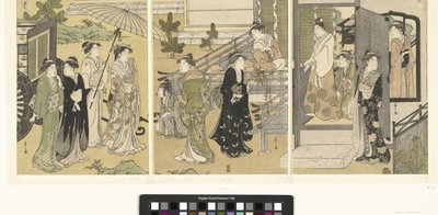 Het bezoek door Hosoda Eishi
