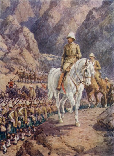 Lord Roberts, op de mars naar Kandahar door Howard Davie
