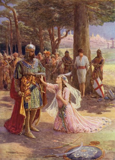 Sint Jacob van Spanje en Prinses Celestine door Howard Davie