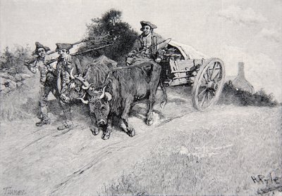 Het Brengen van het Kruit naar Bunker Hill door Howard Pyle