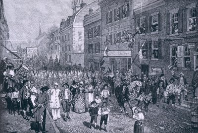Carnaval in Philadelphia, illustratie uit 
