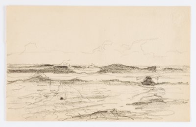 Zonder titel (zeegezicht) door Howard Russell Butler