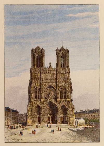 Notre-Dame van Reims door Hubert Clerget
