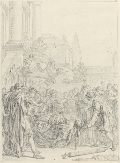 Van de grootste Romein is dit wat er van je overblijft door Hubert Francois Gravelot