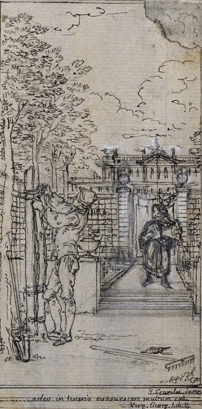 Studie voor vignet-frontispiece in Poncelet