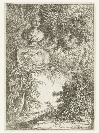 Buste door Hubert Robert