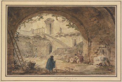  door Hubert Robert