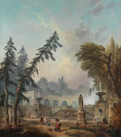 Parklandschap door Hubert Robert