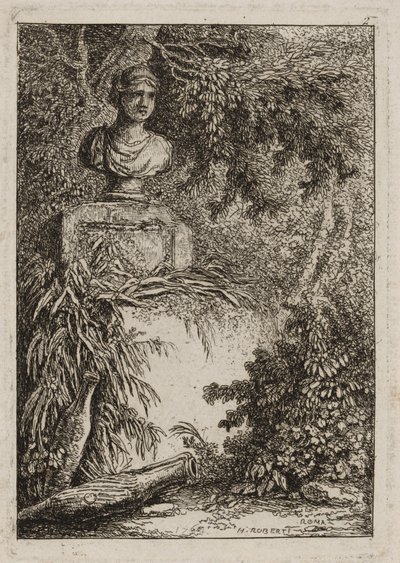 Plaat twee uit Avonden in Rome door Hubert Robert