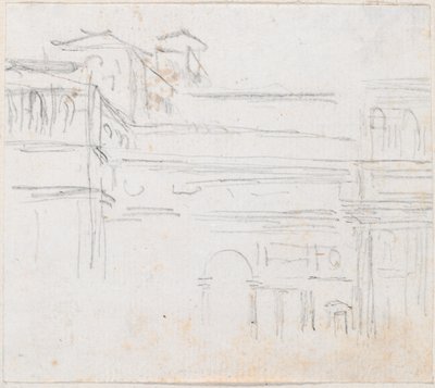 Villa Medici door Hubert Robert