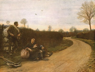 Moeilijke Tijden door Hubert von Herkomer
